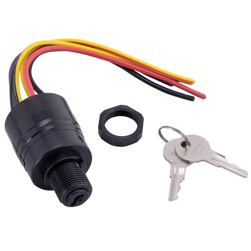 3-Position Magneto Ignition Switch - Push to Choke (Off-Run-Start)