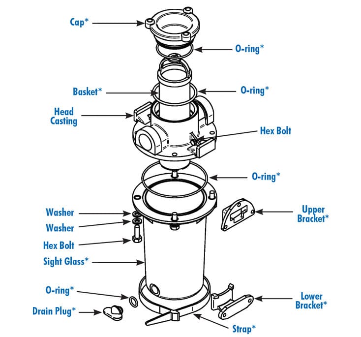 Sight Glass for ARG Series Raw Water Strainer (ARG-1503)
