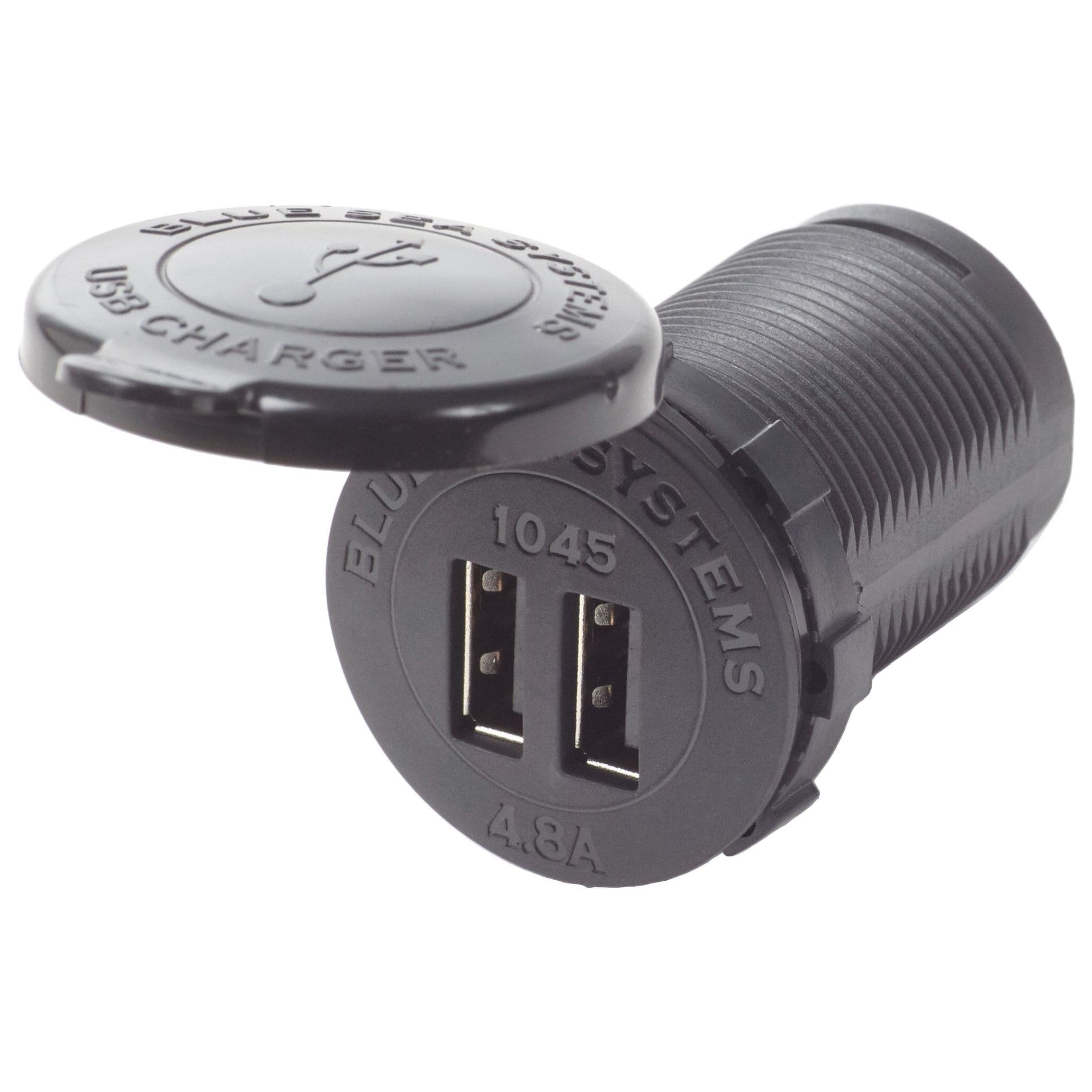 Dual USB 4.8A Charger - Socket Mount