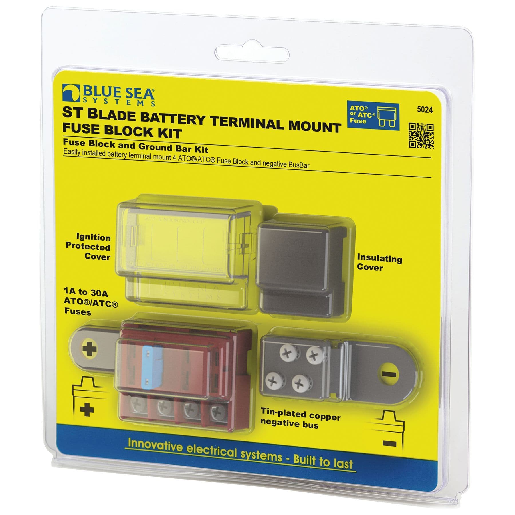Battery Terminal Mount Fuse Block Kit
