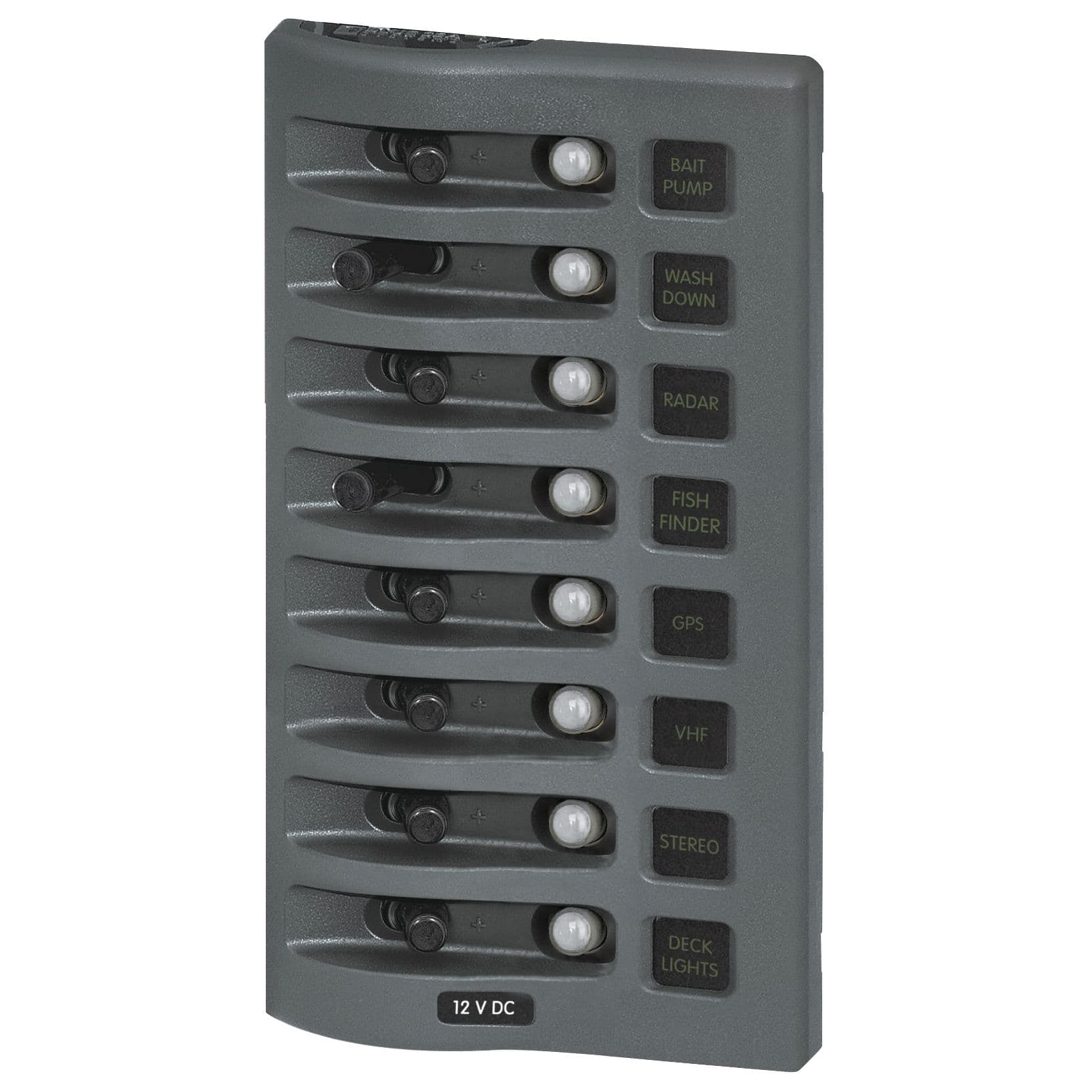 WeatherDeck™ Waterproof Circuit Breaker Panel (8 Positions)