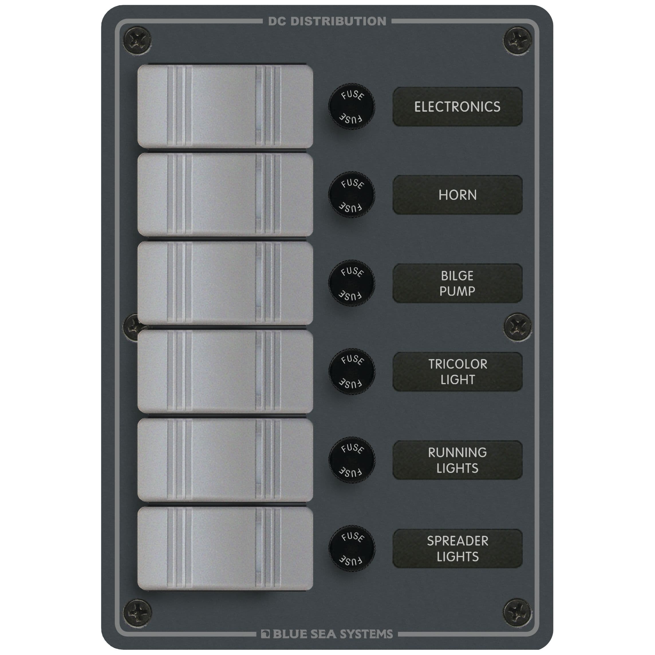 Contura Switch Water Resistant Fuse Panel (6 Positions)