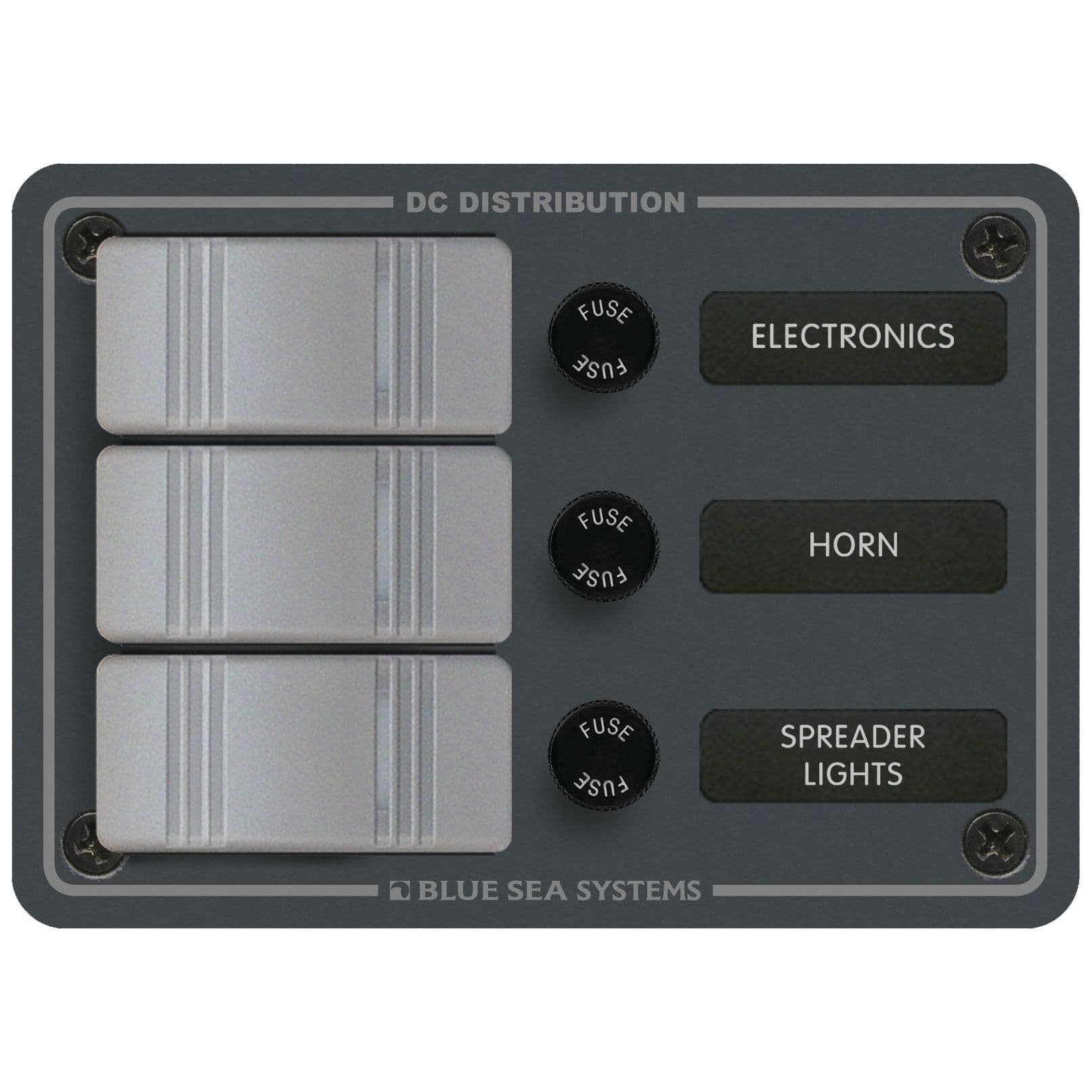 Contura Switch Water Resistant Fuse Panel (3 Positions)