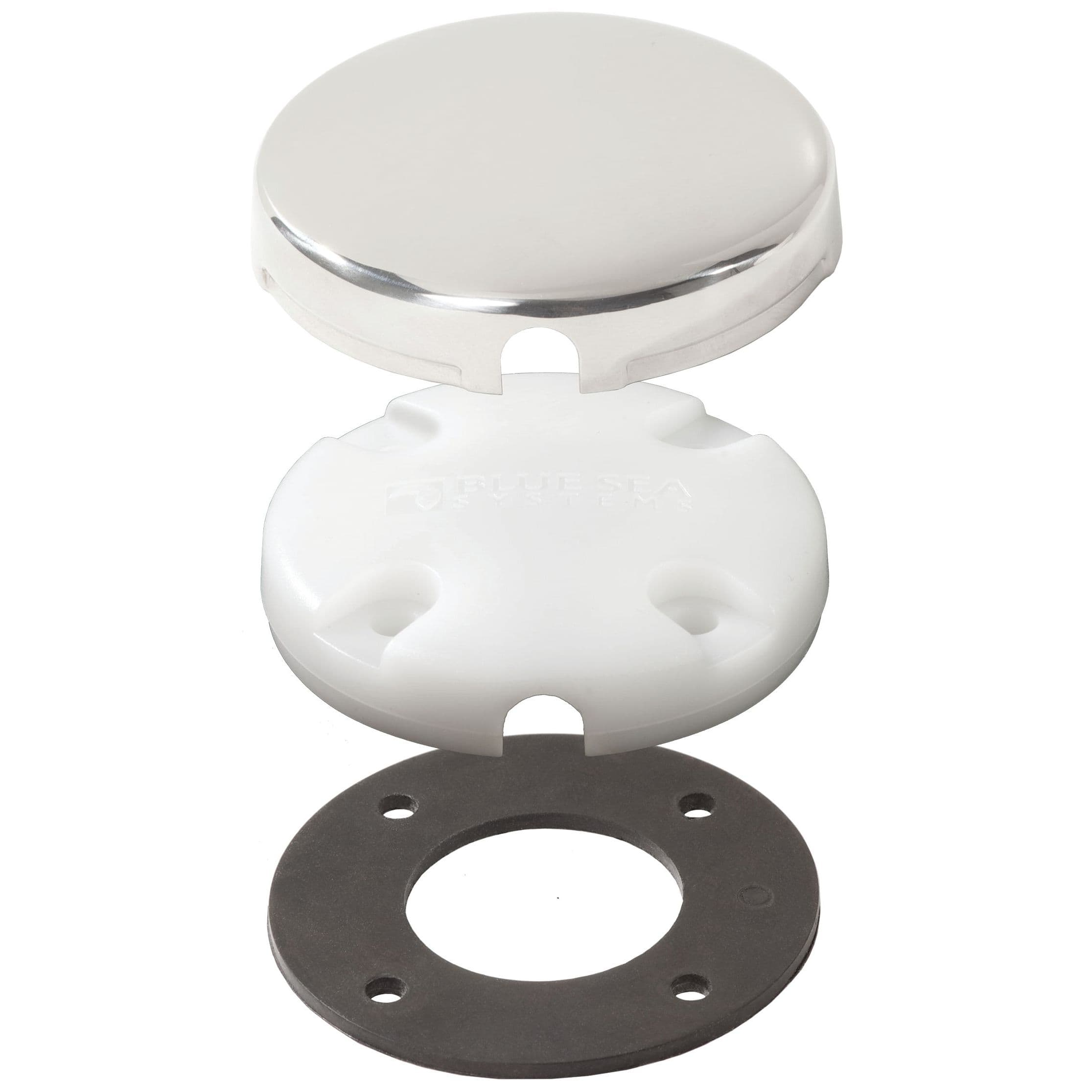 Side Entry CableClam with 316 Stainless Steel Dress Cap (Max. Connector Diameter: 1”, Max. Cable Diameter: 0.28”)