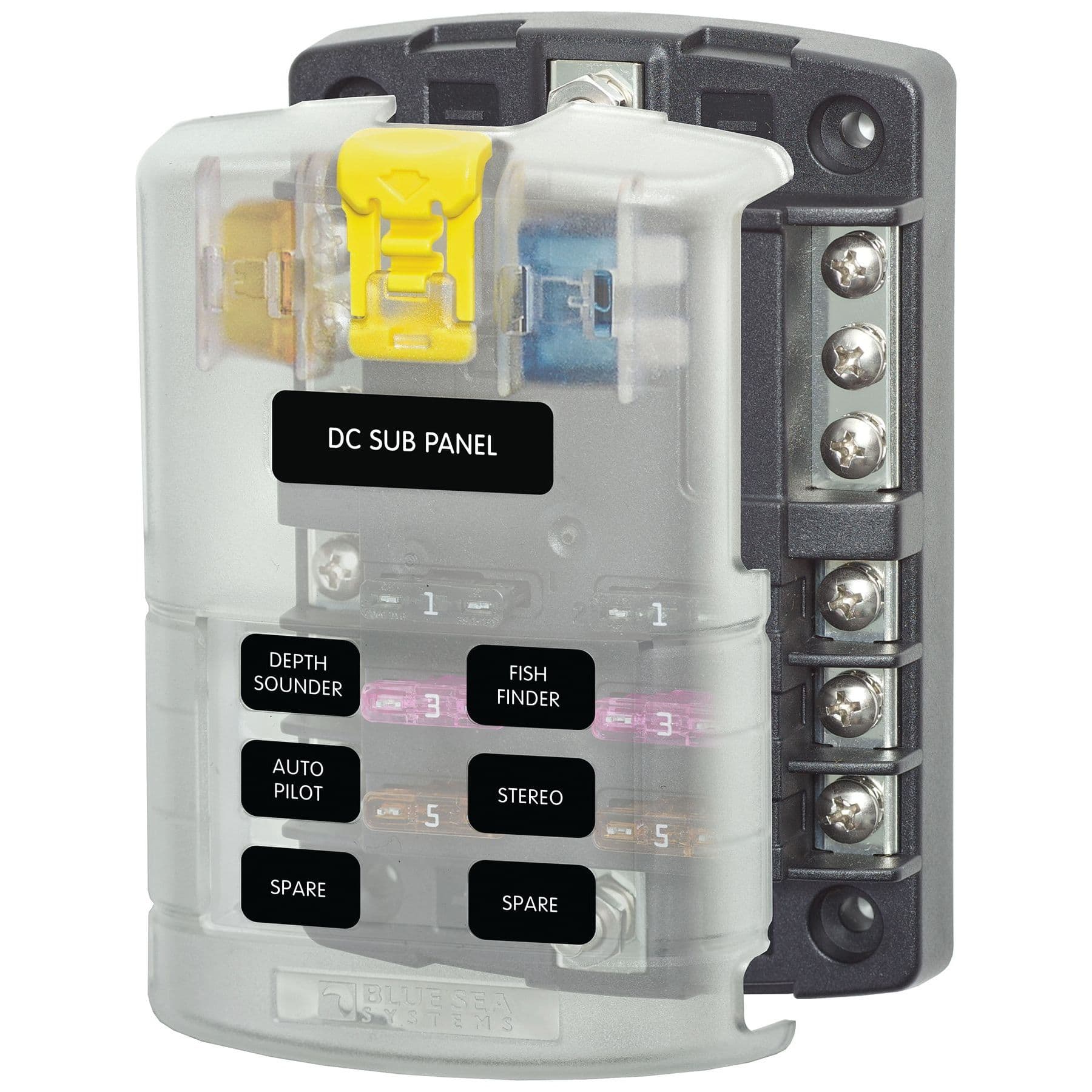 ST-Blade Common Source Fuse Block (6 Circuits with Negative Bus)