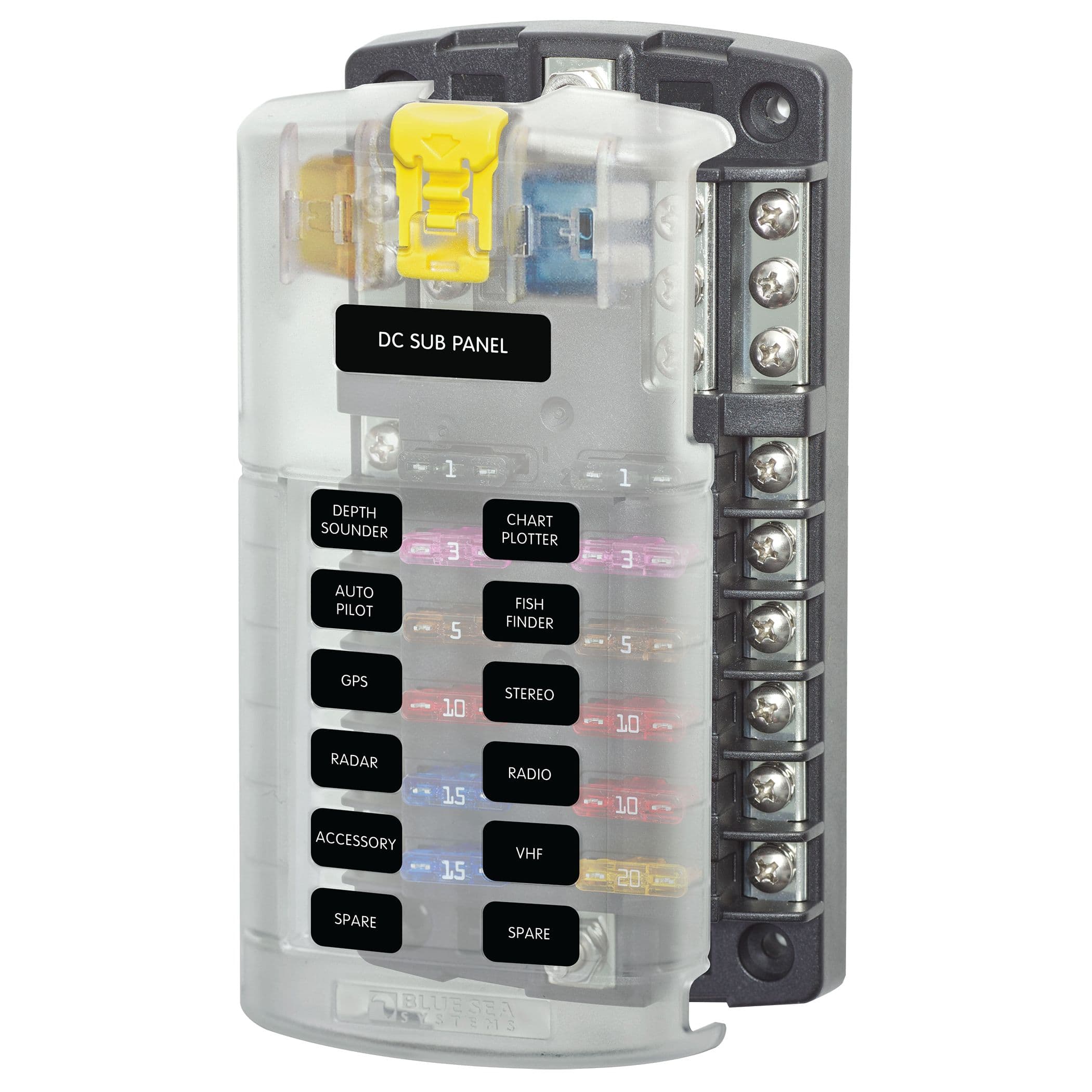 ST-Blade Common Source Fuse Block (12 Circuits with Negative Bus)