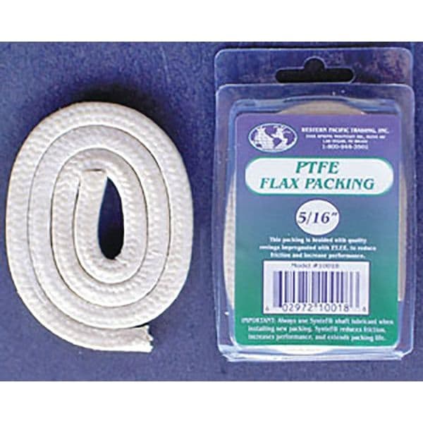 Teflon (PTFE) Flax Packing (1/4” x 2’)