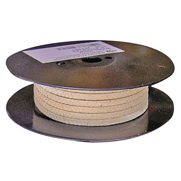 Teflon (PTFE) 1/4” Flax Packing - One Pound Spool (Approx. 30.6’)