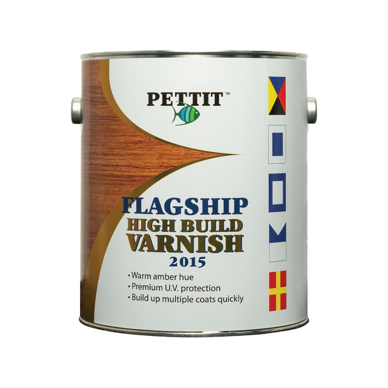 Flagship High Build Varnish - High Gloss (Amber, Quart)