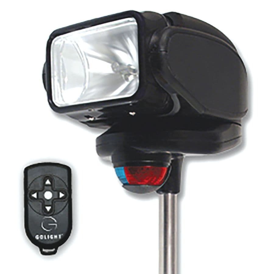GoBee Stanchion Mount Searchlight with Wireless Handheld Remote