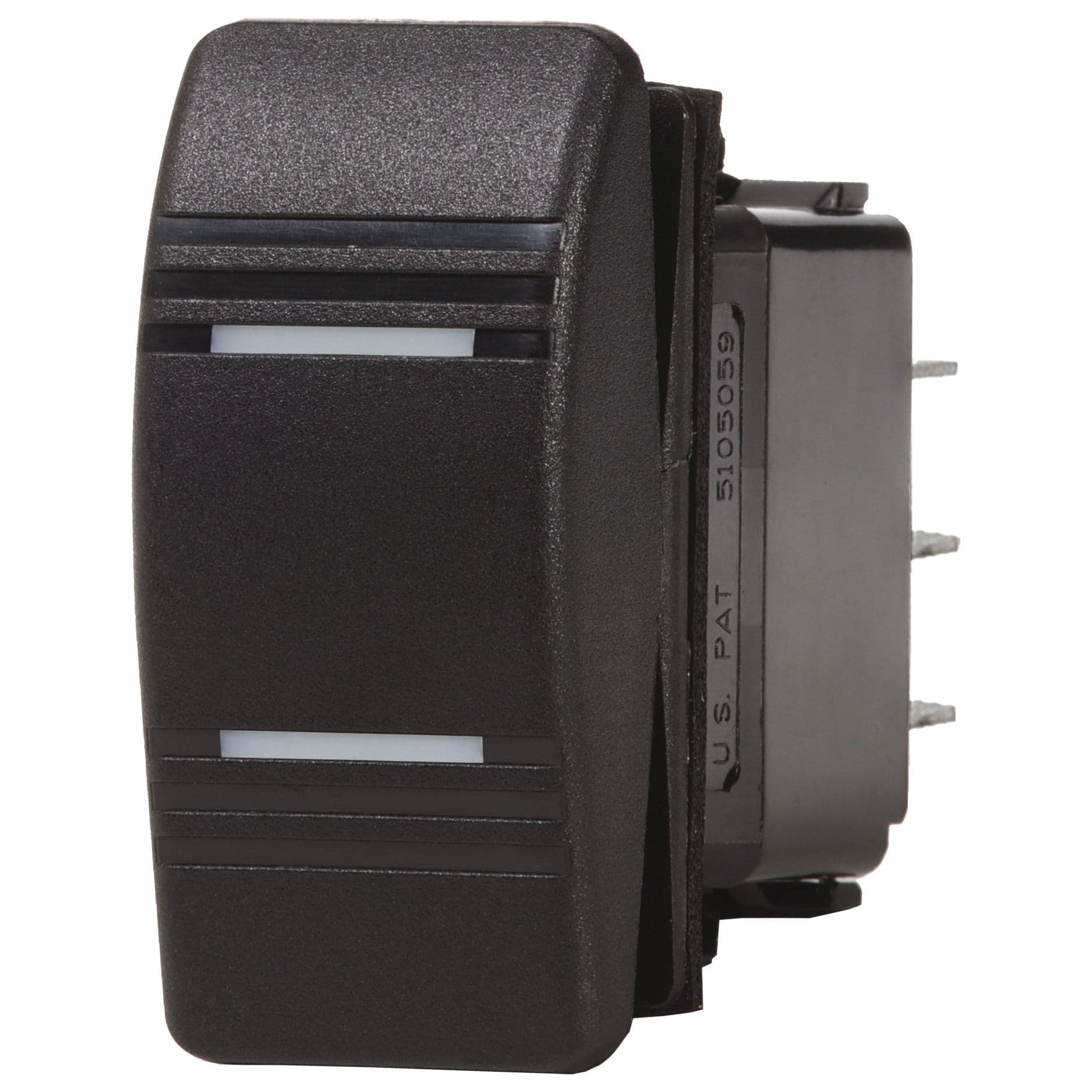 Water Resistant Contura Switch (SPDT, 2 LEDs, On-Off-On)