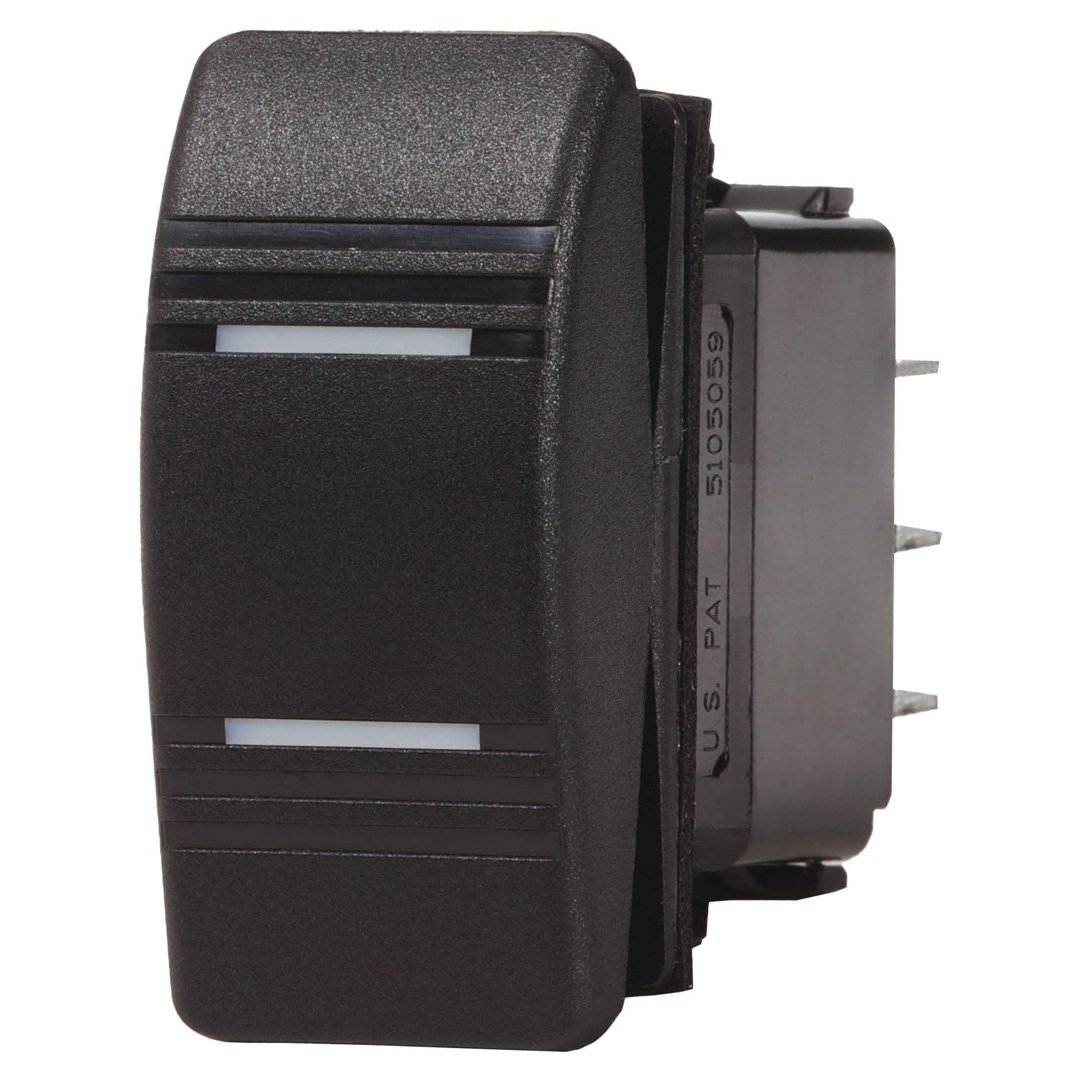 Water Resistant Contura Switch (DPDT, 2 LEDs, On-Off-On)