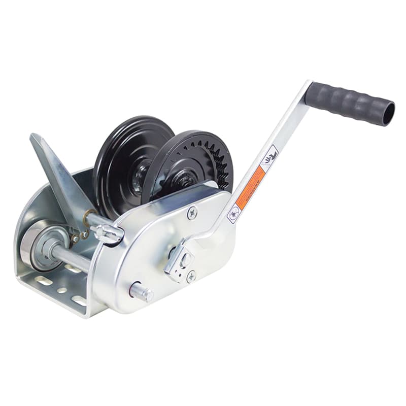 Two Speed Trailer Winch with Brake (3,500 lbs Capacity)