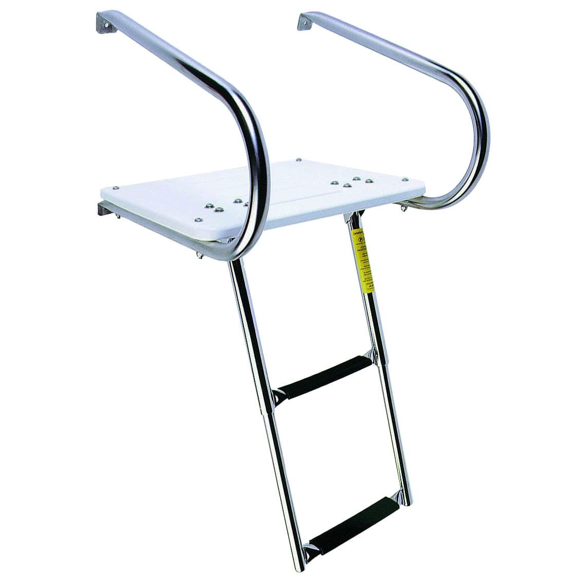 Transom Platform with Telescoping Ladder (2 Steps)