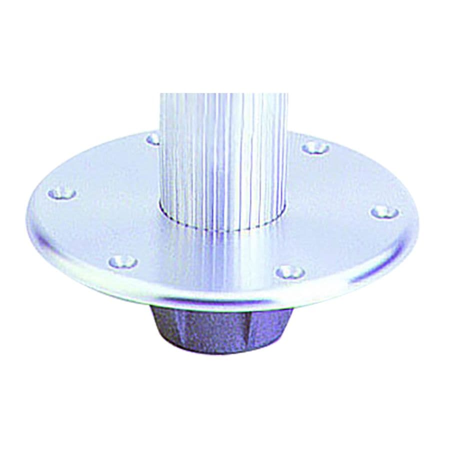 Flush Mount Taper Socket Base for 2-1/4" Table Pedestal (3-Piece Set)