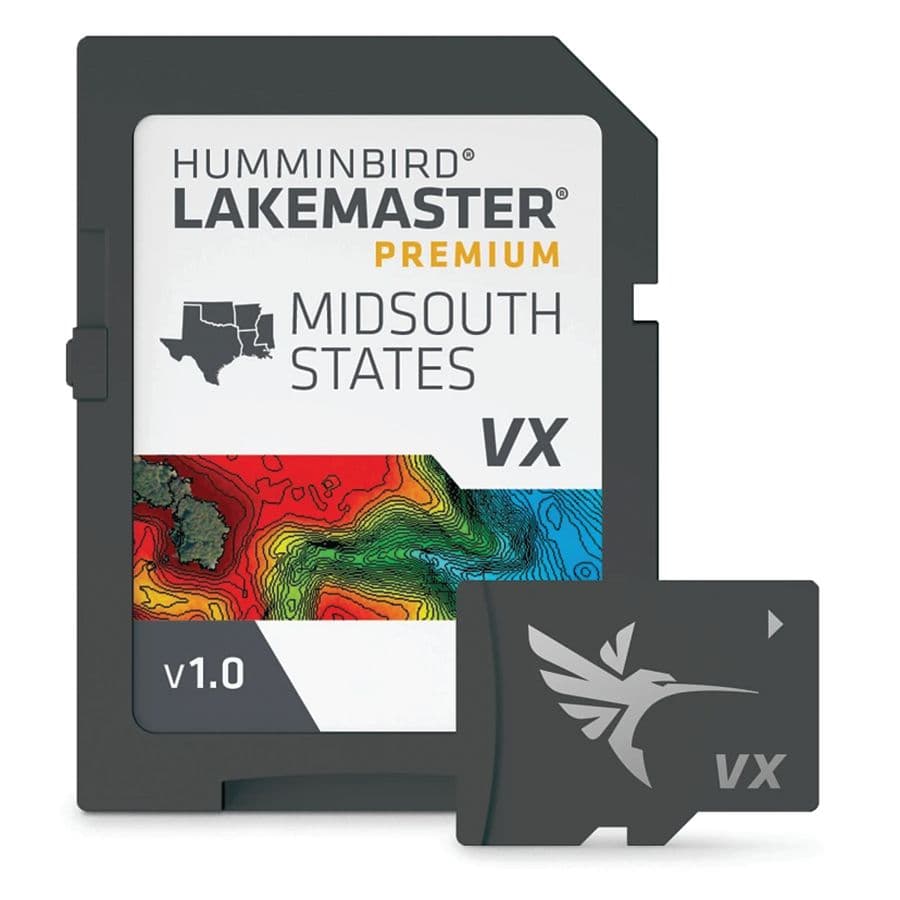 LakeMaster® Premium Digital GPS Maps (VX Technology) - Mid-South - TX, OK, AR, LA, MS