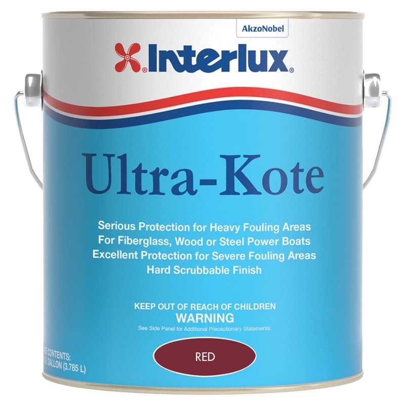 Ultra-Kote® Antifouling Paint with Biolux (Red, Gallon)
