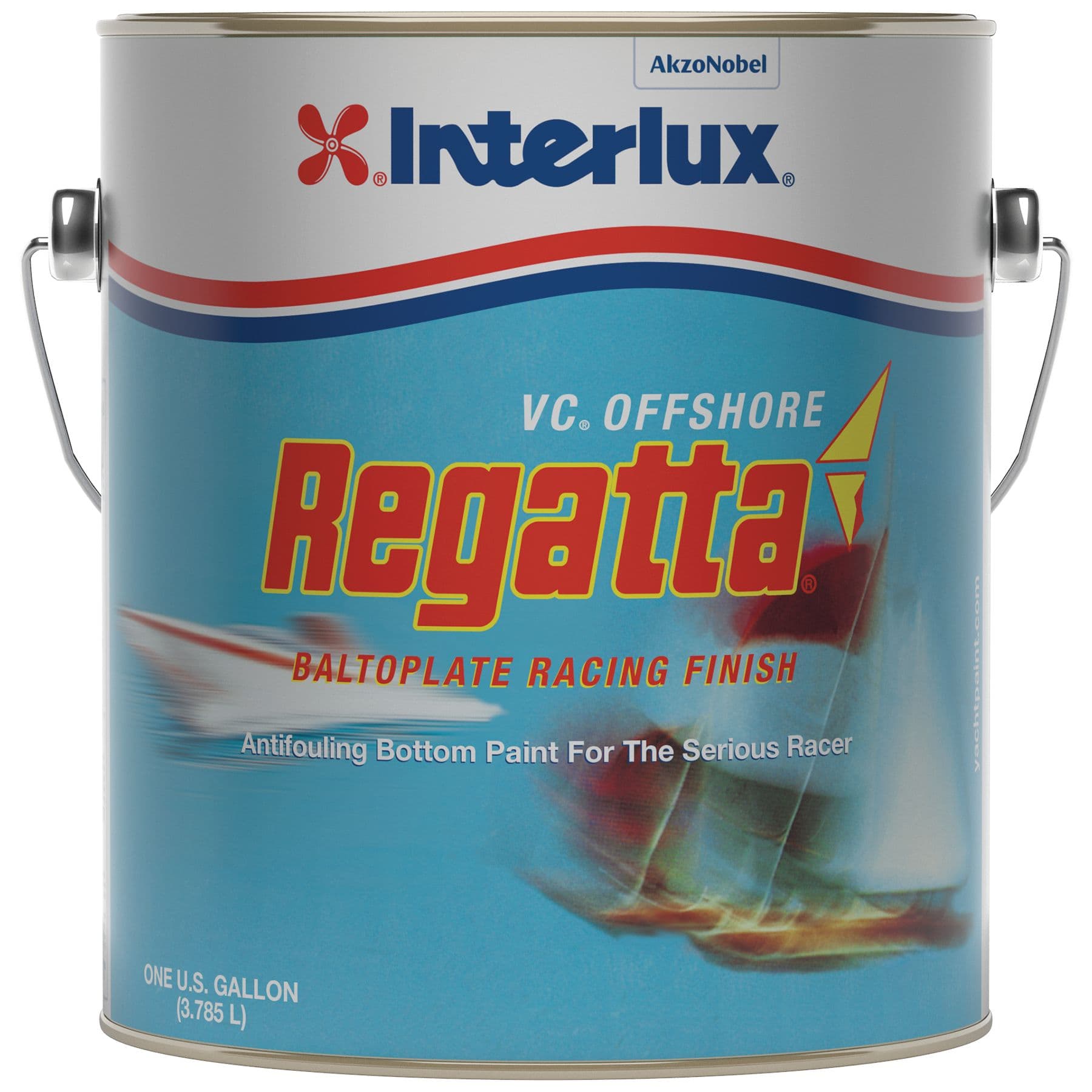 VC® Offshore Regatta Baltoplate Racing Finish Antifouling Paint (Gray Metallic, Gallon)