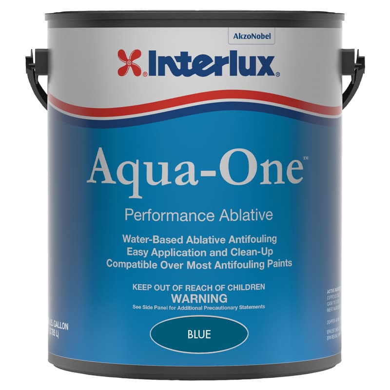 Aqua-One™ Water-Based Ablative Antifouling Paint (Blue, Gallon)