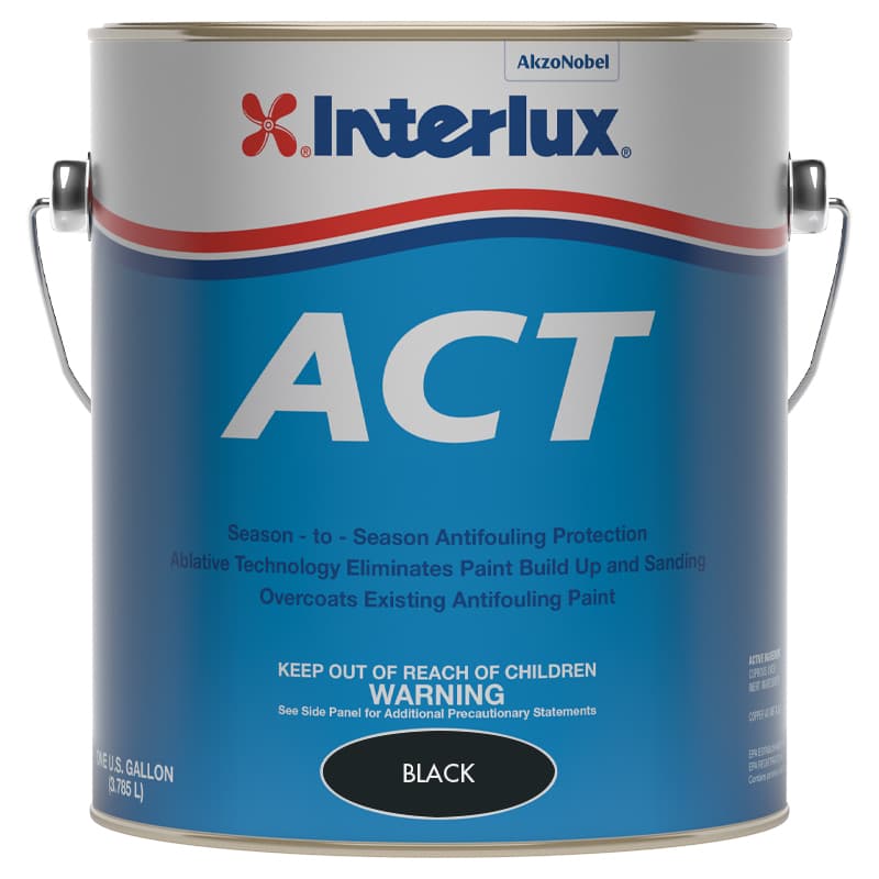 ACT Season - to - Season Antifouling Paint (Black, Gallon)