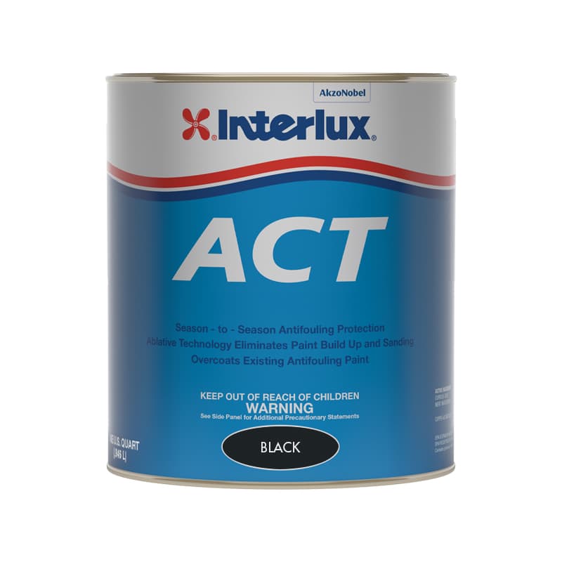 ACT Season - to - Season Antifouling Paint (Black, Quart)