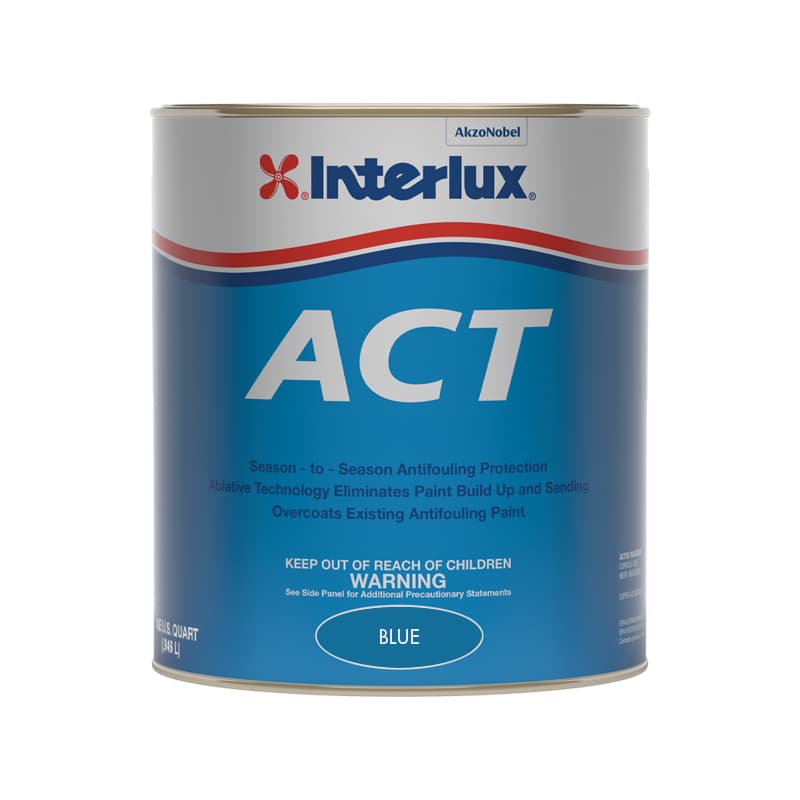 ACT Season - to - Season Antifouling Paint (Blue, Quart)