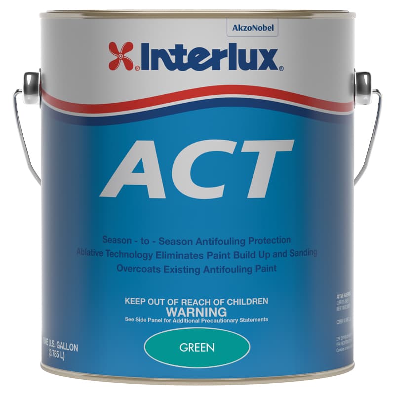 ACT Season - to - Season Antifouling Paint (Green, Gallon)