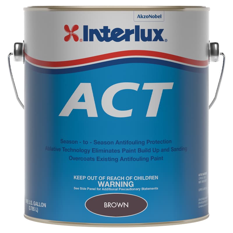 ACT Season - to - Season Antifouling Paint (Brown, Gallon)