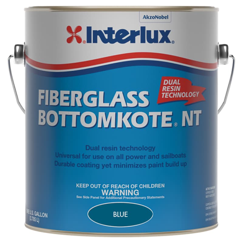 Fiberglass Bottomkote® NT Antifouling Paint (Blue, Gallon)
