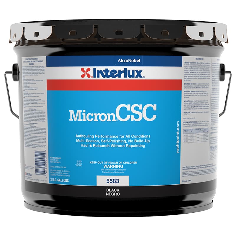 Micron® CSC Multi-Season Antifouling Paint (Black, 3 Gallon)
