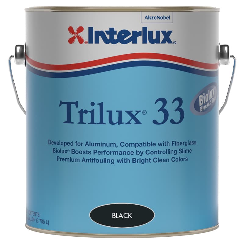 Trilux® 33 Antifouling Paint with Biolux (Black, Gallon)