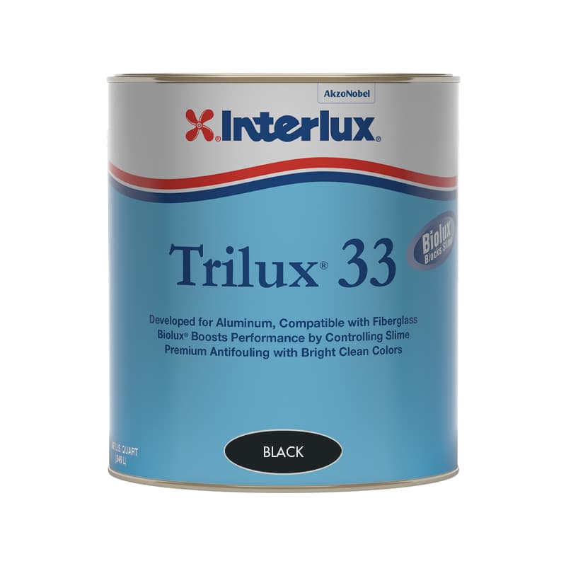 Trilux® 33 Antifouling Paint with Biolux (Black, Quart)