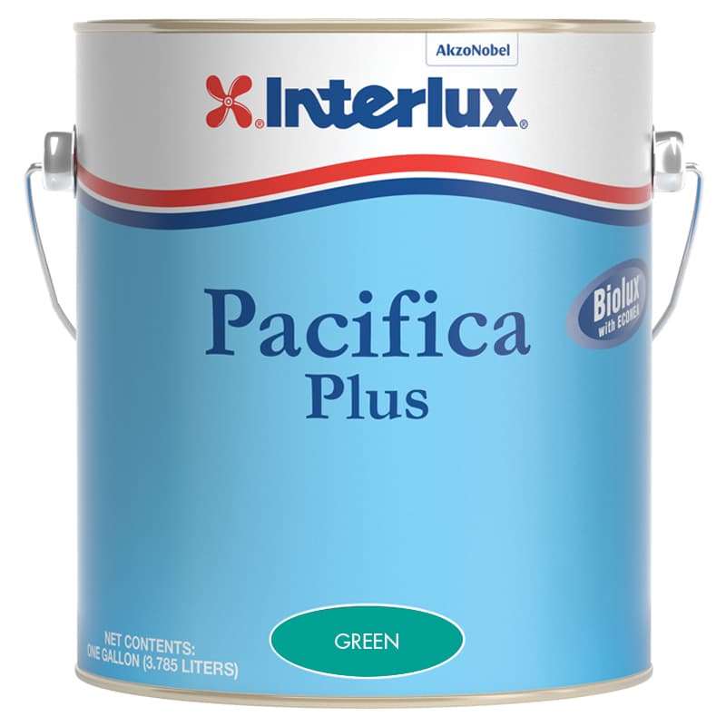 Pacifica® Plus Antifouling Paint with Biolux (Green, Gallon)