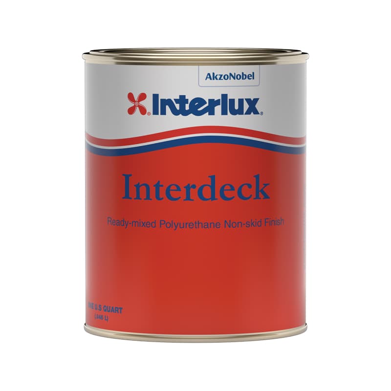 Interdeck Topside Finish - Non-Skid Finish (Gray, Quart)