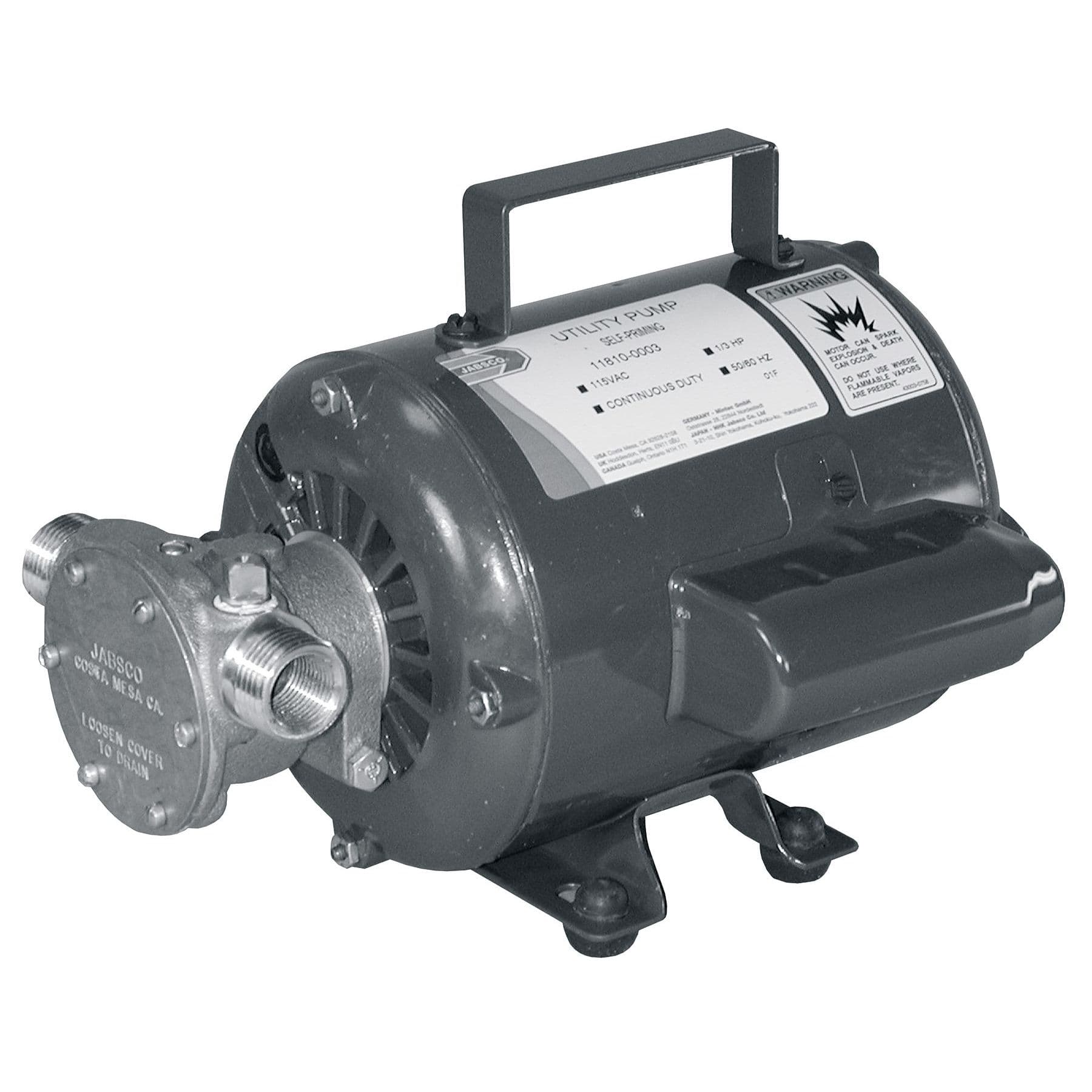 9.6 GPM Bronze AC Motor Pump Unit