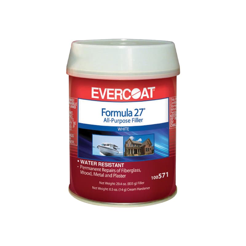 Fiberglass Formula 27 Plastic Filler (Pint)
