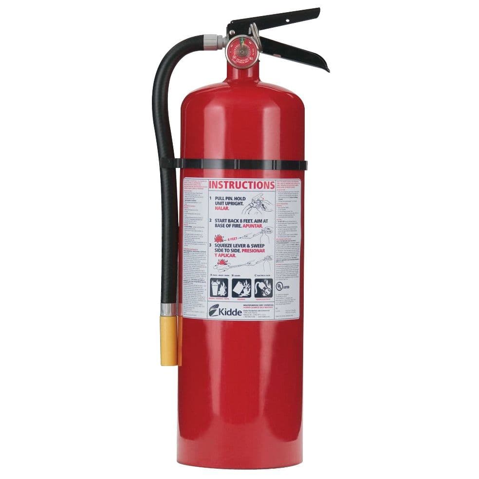 ProLine 4-A Multipurpose Dry Chemical Fire Extinguisher - Impact Resistant Steel Cylinder