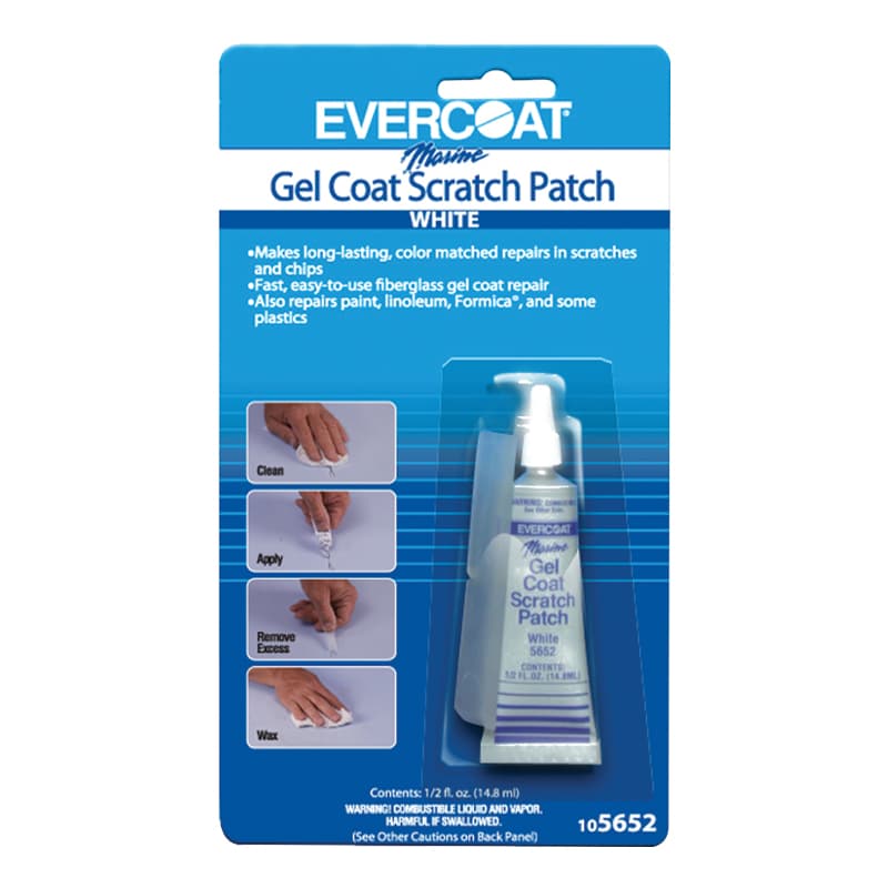 Gelcoat Scratch Patch (White, 1/2 fl. oz.)