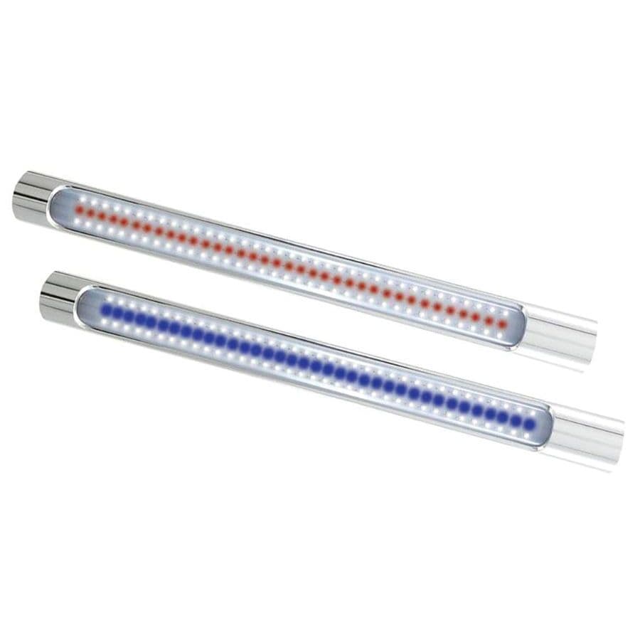 L.E.D. T-Top Tube Light with Aluminum Housing (White with Red Light)