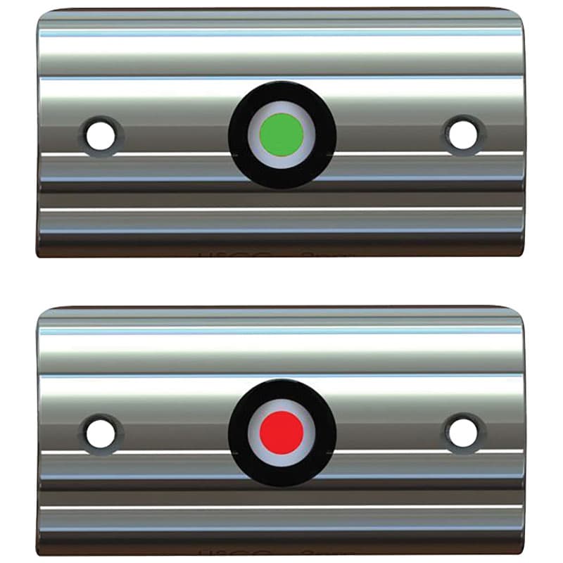 Rub Rail Mounted L.E.D. Navigation Light Set (3-3/8” W x 1-3/4” H x 5/8” D)