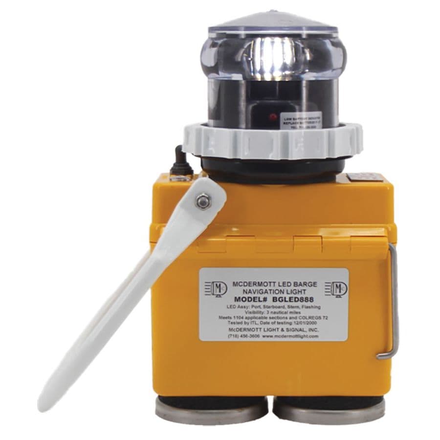 L.E.D. Barge Navigation Light without Batteries (Stern)