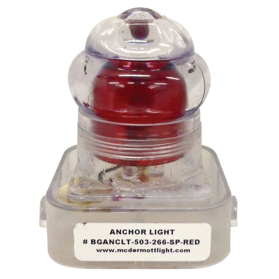 L.E.D. Anchor Light Red Incandescent Bulb