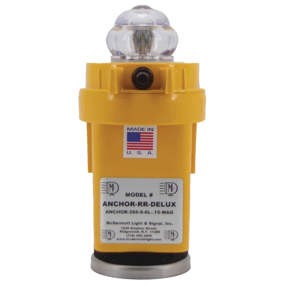 L.E.D. Anchor Red Light (6V Battery, Magnetic Base)