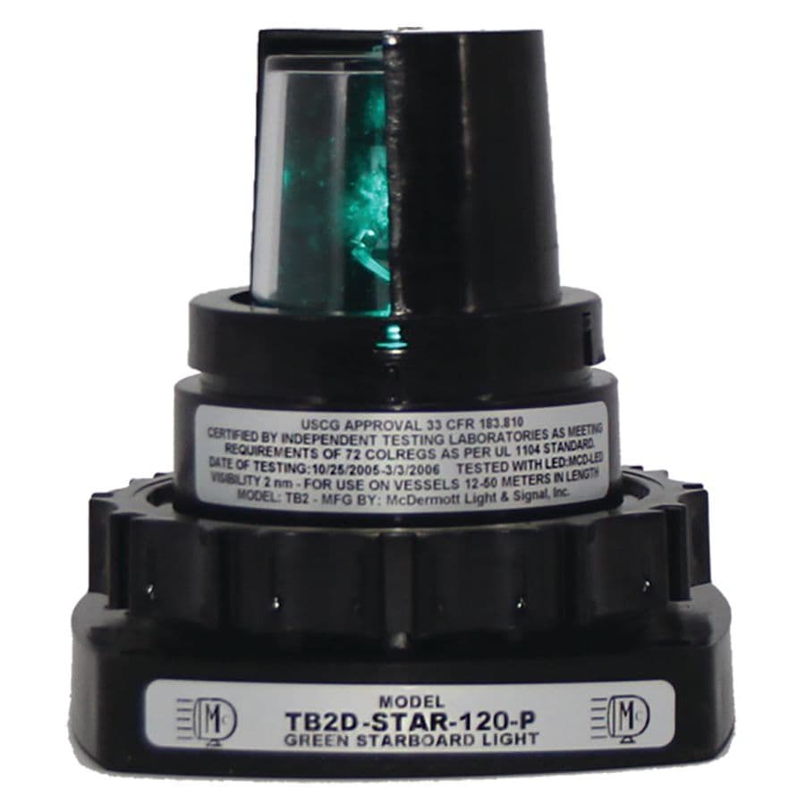 L.E.D. Certified Navigation Light (Starboard Side)