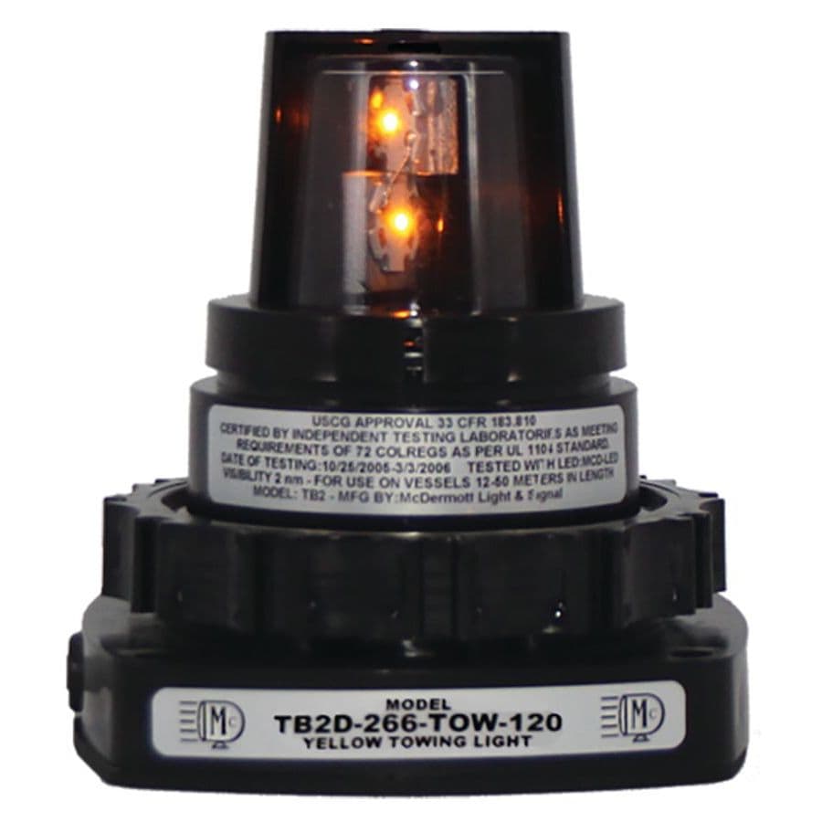 L.E.D. Certified Navigation Light (Amber Tow)