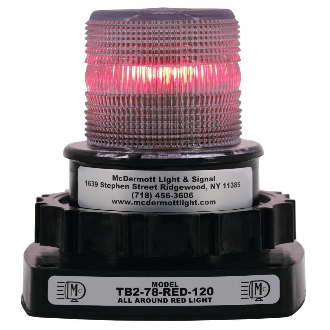 L.E.D. Certified All Around Light (360° Red Lens)