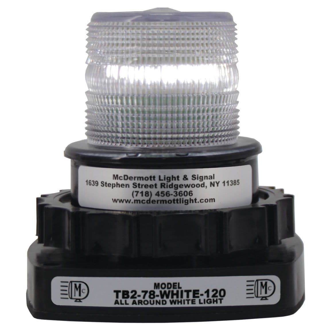 L.E.D. Certified All Around Light (360° White Lens)