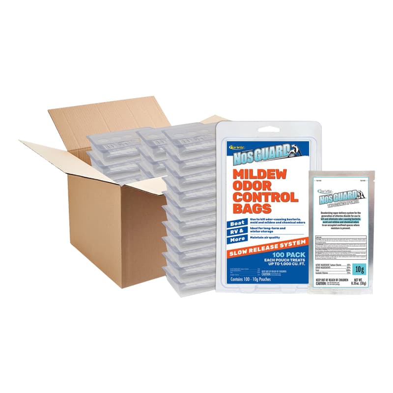 NosGUARD SG Mildew Odor Control Bag (Slow Release) 100 Pack