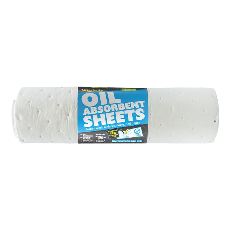 Oil Absorbent Sheets (5 Per Pack)