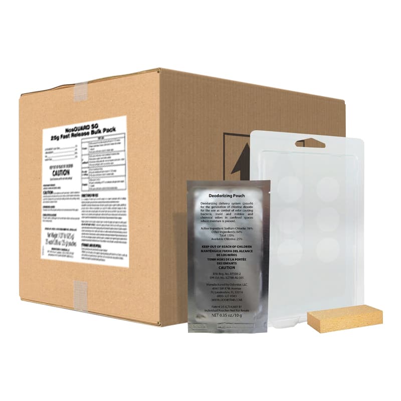 NosGUARD SG Mildew Odor Control Bag (Fast Release) 25 Pack